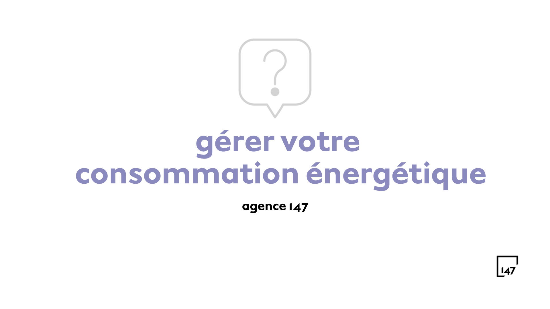 Point actu | La consommation énergétique